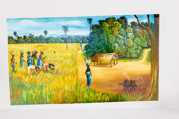 TABLEAU A BASE DE PEINTURE