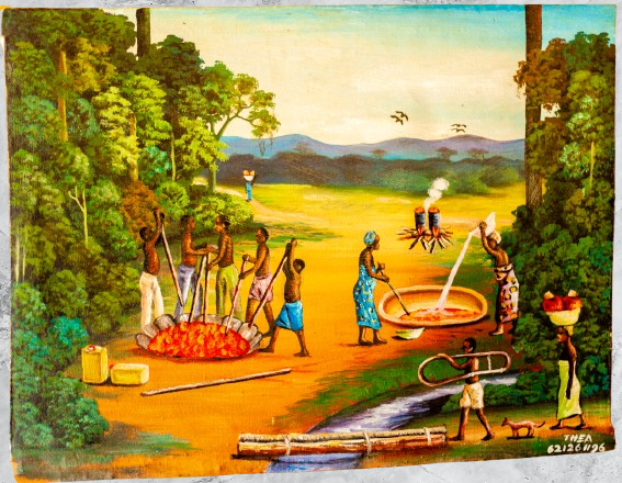 TABLEAU A BASE DE PEINTURE