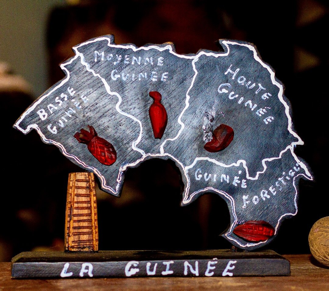 LA CARTE DE GUINEE